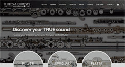 Desktop Screenshot of flutesandflutists.com